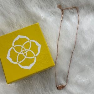 Kendra Scott rose gold necklace